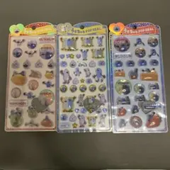 パペットスンスン　うるちゅるポップシール　３種セット