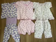 ベビー夏用パジャマ3点セット 90cm95cm100 cm
