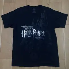 ハリーポッター　ユニバーサルオーランド　箔押し　Tシャツ　L