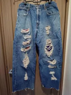 リーバイス　Levi's　デニム　パンツ　ヴィンテージ　加工