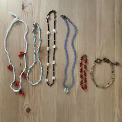 レディース ビーズネックレス ブレスレット
