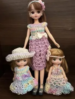 リカちゃん　ミキマキちゃんワンピセット