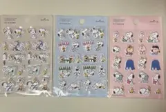 【正規品】PEANUTS スヌーピー　ぷくぷくシール　3種セット