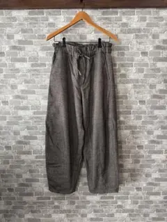 バルーンパンツ　ワイドパンツ ゴムウエスト ゆったり　L