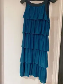 【イベント・結婚式用】SHIPS　ワンピース ドレス　サイズL グリーン