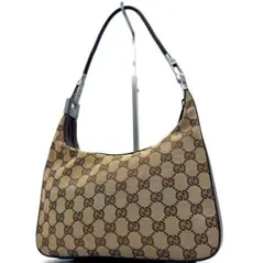 ★美品★GUCCI グッチ GGキャンバス ワンショルダーバッグ ホーボー