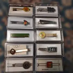 ネクタイピンセット 多様なデザイン10セット