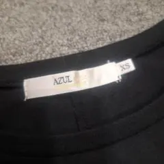 AZUL basic 長袖 カットソー ブラック XS Tシャツ L's ロンT