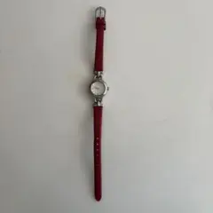 YUKIKO HANAI レッドレザー 時計
