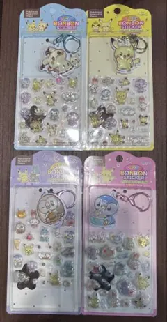 【新発売！】 ポケモン ポケピース CANDY BONBONシール 4種コンプ