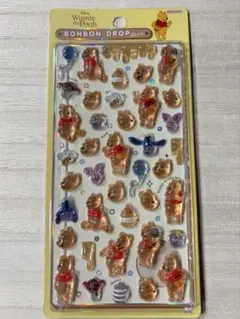 【正規品】くまのプーさん ボンボンドロップシール 24時間以内発送