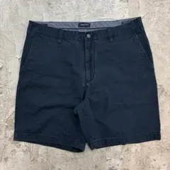 Nautica　チノショーツ　ショートパンツ　W37　ネイビー　古着のサムネイル