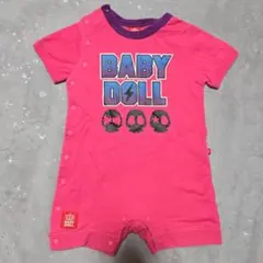 BABYDOLL ロンパース 80cm ピンク