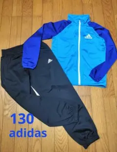 adidasジャージ上下　130cm