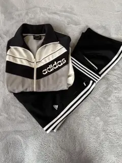 バーゲン❗️adidas レディス　ジャージ上下セット サイズＭ　グレー/ブラック
