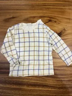 SIMPLE FREE チェック柄 Tシャツ 90