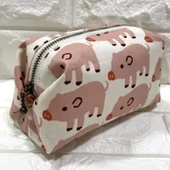 No.301 ハンドメイド キャラメルーポーチ