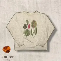 90's leaf print swetのサムネイル