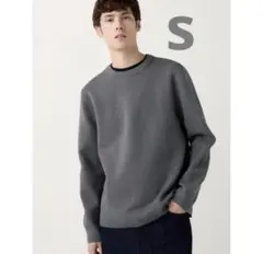 ユニクロ　ウォッシャブルミラノリブクルーネックセーター