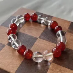 天然石 ブレスレット カーネリアン クリスタル