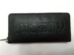 [エムシーディ] 長財布 本革 エンボス ロゴ ウォレット