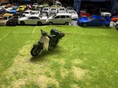 トミカ ツーリングコレクション ホンダ スーパーカブ 緑　ギフト　バイク
