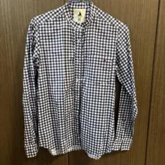 チェック柄 長袖ボタンダウンシャツ