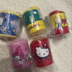 【コンプリート】5種 サンリオ　コインシリンダー