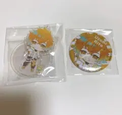 宇佐美リト にじさんじぷち アクリルスタンド 缶バッジ ステッカー付 3点セット