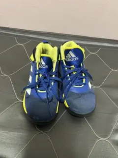 adidas ネイビー/イエロー トレーニングシューズ　21cm