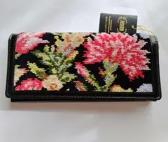 FEILER 花柄刺繍 長財布　フェイラーのサムネイル