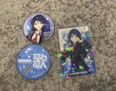 プロセカ セガラッキーくじ 缶バッジ2個セット&カード　星乃一歌