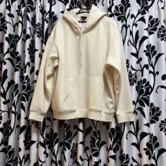 新品タグ付き H&M フード付きパーカー アイボリー