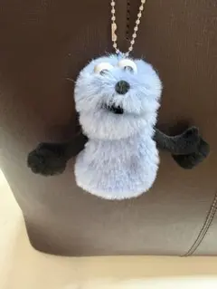 パペットスンスン青色ぬいぐるみ型キャラクターキーホルダー