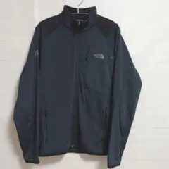 美品 ノースフェイス パーカー ネイビー　L S-69