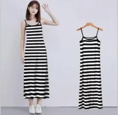 ボーダー☆キャミワンピース