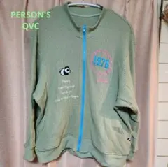 PERSON'S1976年刺繍入りジッパーカーディガンQVCのサムネイル