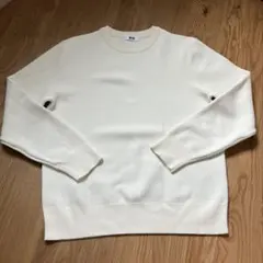 ウォッシャブルミラノリブクルーネックセーターm