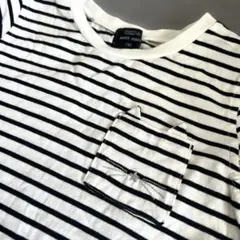 プティマイン 半袖　ボーダー　チュニック　Tシャツ　ねこ　130のサムネイル