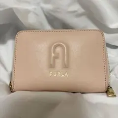 FURLA ピンクレザー コインケース