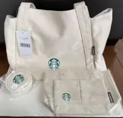 2025年スターバックス トートバッグ バックインバック　ポーチ