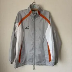ミズノ MIZUNO ウィンドブレーカー グレー L