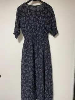 花柄 半袖ロングワンピース　2着セット
