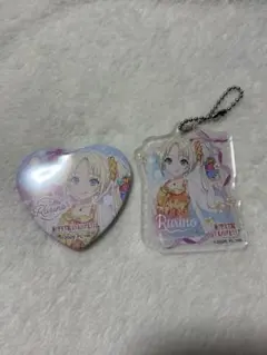 ラブライブ蓮ノ空　大沢瑠璃乃　缶バッジ　キーホルダー　ドンキ