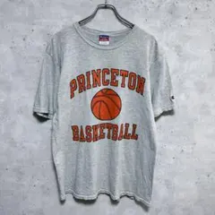チャンピオン プリンストン バスケット カレッジTシャツ グレー L メキシコ製のサムネイル