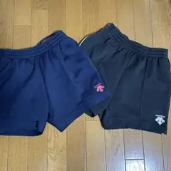 DESCENTE ショートパンツ ネイビー ブラック 2点セット