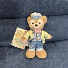 ディズニー　ぬいぐるみバッジ　ハートウォーミングデイズ　ダッフィー　ぬいば