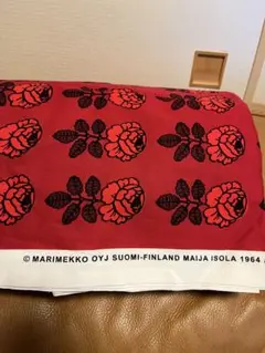 Marimekko バラ柄 コットン生地 1964年製