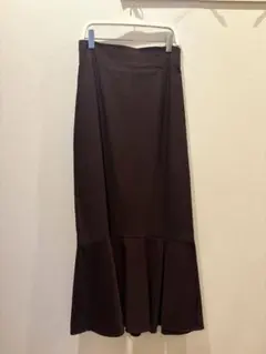 SENSE OF PLACE ロングスカート マーメイドスカート　ブラウン