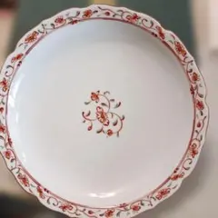未使用保管品✨九谷焼 明美作 金彩赤絵小紋 6号皿 単品✨皿 取り皿